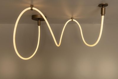 Lucide JANDERIN - Flush ceiling light - LED Dim. - CCT - 1x36W 2200K/3300K - Champagne Color - Vibes